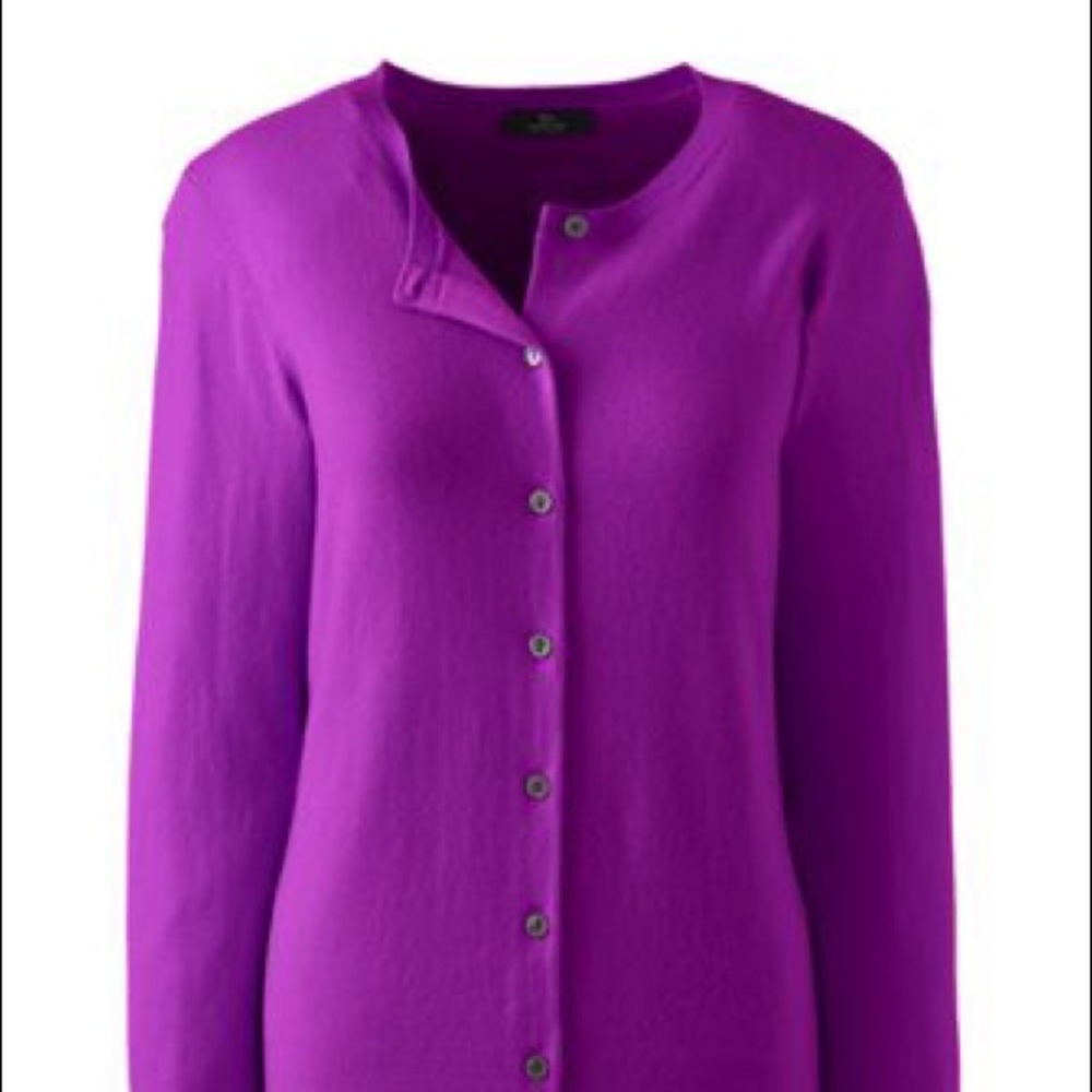 Lands End Cashmere Cardigan